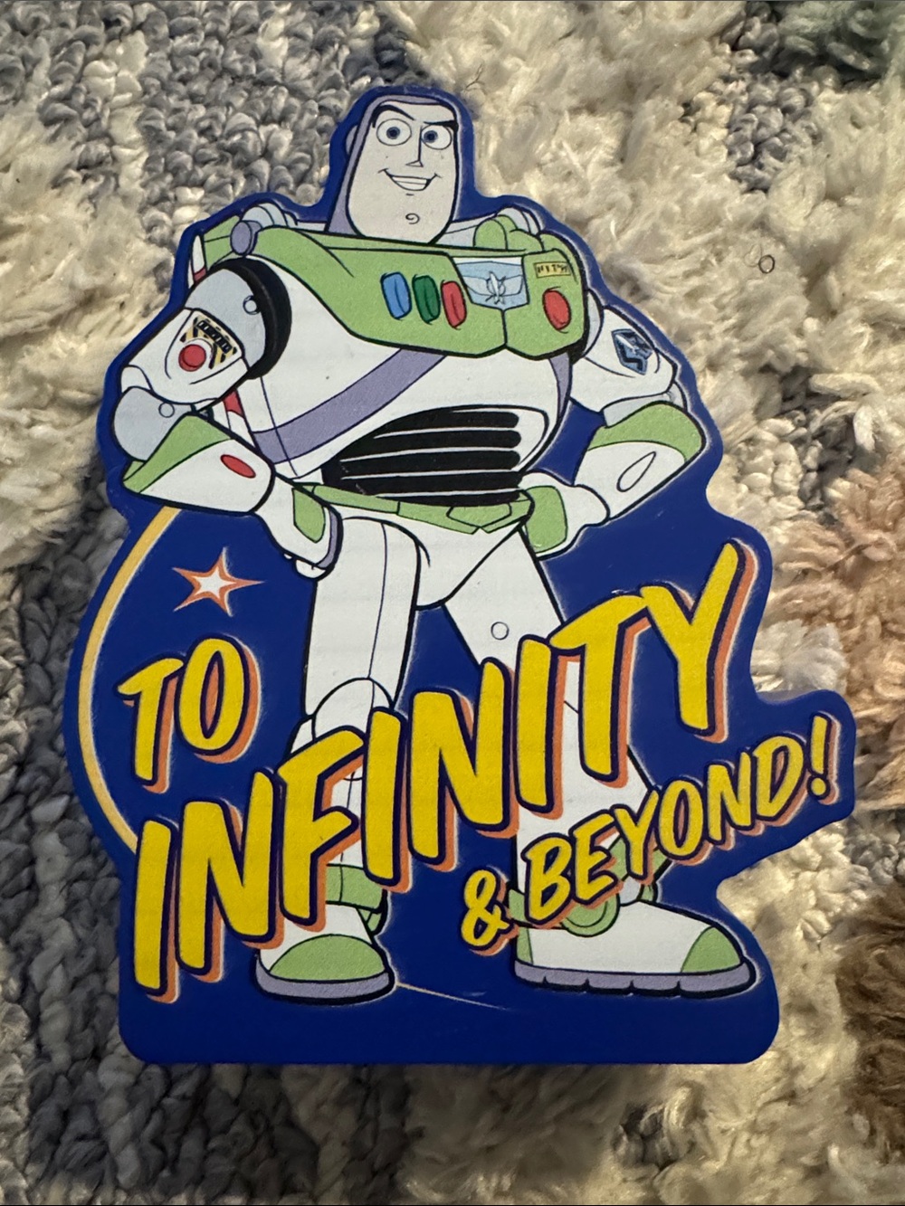 Buzz Lightyear "To Infinity & Beyond" Block Figure Decorative